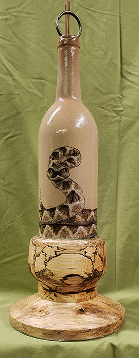 Rattle Snake Smoking Bottle