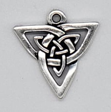 Celtic Triangle Knot charm
