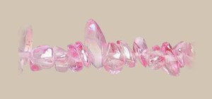 Pink Glass beads